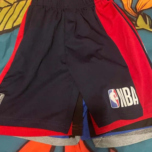 Lot of 5 Boys size 7 Basketball Shorts Moisture-Wicking Athletic Wear - Picture 6 of 7